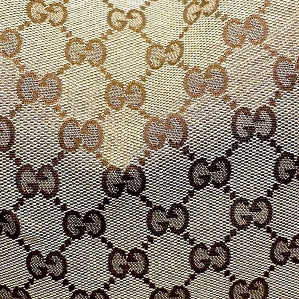 Gucci Monogram GG Canvas Leather Bamboo Bar Large Shoulder Tote & Folio Wallet - Picture 5 of 17